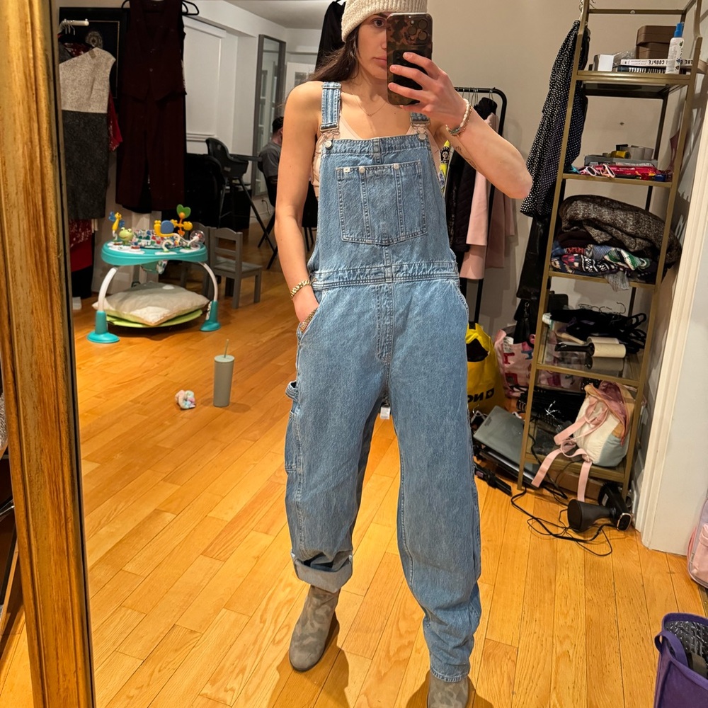 Sunday Best Light Blue Denim Overalls